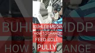 BUHLER MDDP FEED ROLL PULLY CHANGING