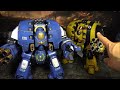 joytoy ultramarines leviathan dreadnought 1 18 warhammer action figure review unboxing