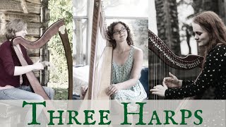 HARP TRIO | The Beautiful Goldfinch | Feat. Hannah Flowers \u0026 Stephanie Claussen