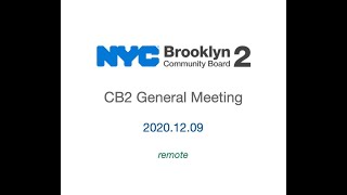 2020.12.09 - CB2 General Board Meeting