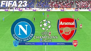 FIFA 23 | Napoli vs Arsenal - UCL UEFA Champions League - PS5 Gameplay