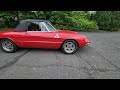 1969 alfa romeo 1750 spider veloce walk around video