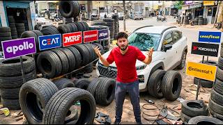 दिमाग ख़राब हो गया New Tyres लेने में 😥 Itni Confusion - Buying BEST TYRES for Our FRONX !