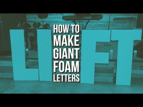 How To Make Giant Styrofoam Letters How To Make Giant Styrofoam Letters