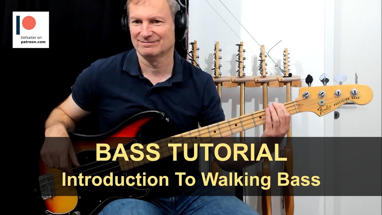Introduction To Walking Bass Bass Tutorial Youtube