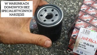 JAK POLUZOWAĆ ZAPIECZONY FILTR OLEJU HOW TO LOOSEN STUCK OIL FILTER ODKRĘCIĆ UNSREW