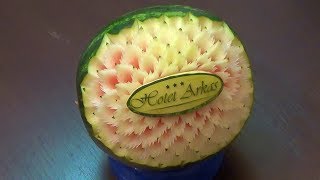 #78 Thai style carved watermelon for Arkas Hotel / Rzeźbiony arbuz w stylu tajskim dla Hotelu Arkas