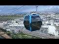 Longest cable car trial ride/ Haifa university to Lev Hamefratz/ Israel