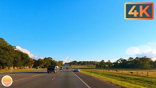 Nacogdoches, Texas to Lufkin, Texas, USA. An UltraHD 4K Real Time Driving Tour.