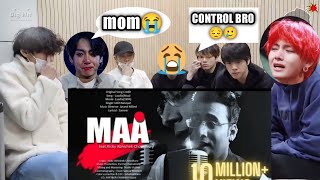 Bts|emotional reaction😔MOM|hindi song teri ungli pakad ke chala||full video watch and crying#btsarmy