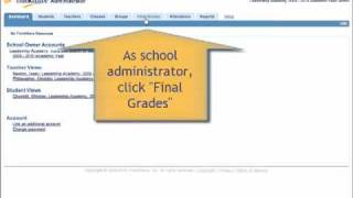 Locking and Unlocking Final Grades | ThinkWave