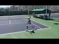 ジョコビッチのリターン（スロー） novak djokovic return shot slow motion