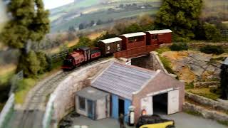 Alswear a OO9 gauge layout at Railex Buxton.