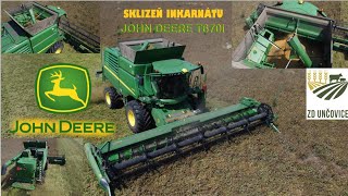 SKLIZEŇ INKARNÁTU kombajnem JOHN DEERE T670i/ZD UNČOVICE