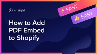 How to Add PDF Embed to Shopify