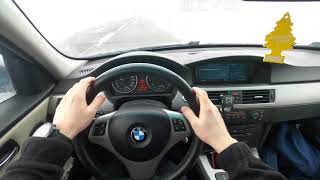 Jazda bmw e90 330i zima 2021r Go Pro