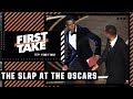 SLAP HEARD AROUND THE WORLD! First Take reacts to Will Smith slapping Chris Rock 🍿