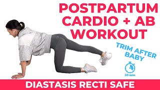 Postpartum Cardio + Diastasis Recti Workout