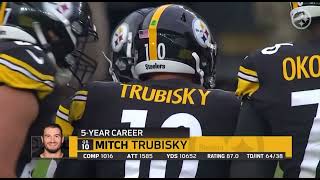 Mitch Trubisky Steelers Debut Highlights