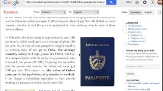 CUBA PASSPORT MOST EXPENSIVE IN THE WORLD