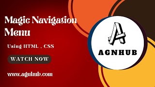 Magic Navigation Menu Indicator using HTML CSS and Javascript | #design #tutorial #coding