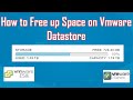 How to Free up Space on Vmware Datastore #vmware #esxi