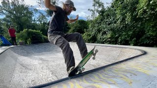 Senior builds SKATEBOARD PARADISE...and he shreds it