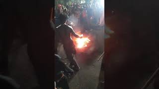 Maa kali walking on fire,maa kali bhasani show. #bhasani #maakali #maa