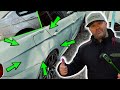 I REPAIRED THIS MASSIVE DENT WITHOUT PAINTING | Paintless Dent Removal