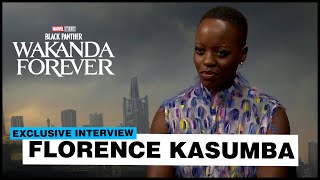 Florence Kasumba remembers training with Chadwick Boseman: "He was so strong"