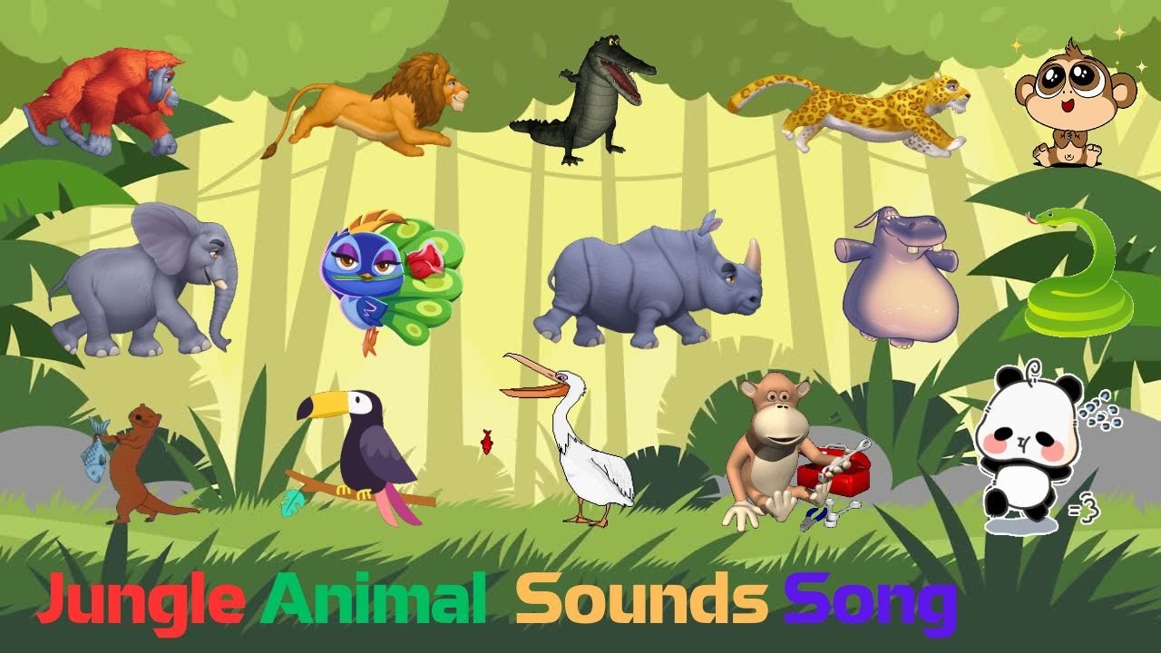 Jungle Animal Sounds Song N1t1 Nursery Rhymes Kids Tv Education
