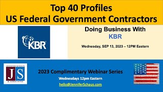 Top 40 Federal Contractors - PROFILE #31 - KBR