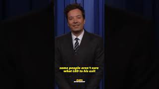 Jimmy Fallon Reacts To Tucker Carison Ousted From Fox News🤣 #shorts #jimmyfallon