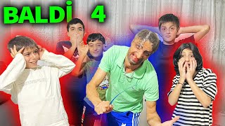 DELİ ÖĞRETMEN BALDi ! SUDE VE ARKADAŞLARINI YAZILI YAPMAYA GELDİ  #4 (Gerçek Hayatta Baldi)