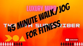 45 Minute Walk/Jog for Fitness in the neighborhood Will Help You Lose Weight