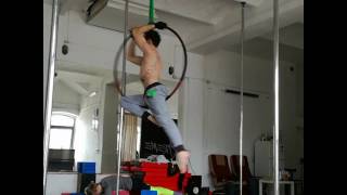 Pawel Kulaga - aerial hoop improv to Systemagic