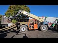 2015 jlg g10 55a 10 000 pneumatic diesel telehandler stk 15033