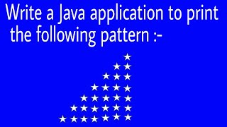 print triangle pattern in java ||Pattern program in java || Knowledge Light