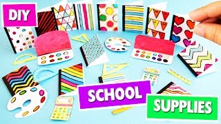 DIY | Miniature Back To School Supplies - 1 - SUPER EASY - simplekidscrafts - simplekidscrafts