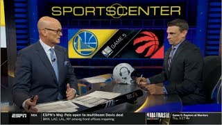 Tim Legler Analyze Game 5: Warriors def. Raptors 106-105; Curry: 31 Pts; Durant left in 2nd