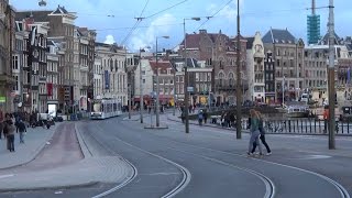 GVB Siemens Combino \u0026 BN 11G/12G trams te Amsterdam | 16 april 2016