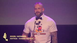 Jooel Vatanen voittaa VUODEN YRITTÄJÄ -palkinnon | Creator Awards Finland 2020