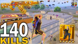 OMG!😨140 KILLS IN 50 MINUTE🥵SOLO VS SQUAD FULL RUSH🥱SAMSUNG,A7,A8,J2,J3,J4,J5,J6,J7,XS,A3,A4,A5,A6