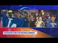 Dodger fans celebrate World Series win in Los Angeles and New York