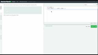 Hackerrank SQL Solution #3 Advanced SQL - Draw The Triangle 2