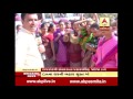 rajkot anganwadi woman protest at cm home watch video