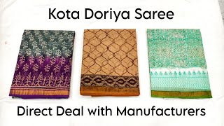 Handmade Kota Doriya Saree Collection | Kota Doria Saree Wholesale #shopnow #kotadoria #kotasarees