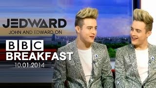 Jedward on BBC Breakfast 10.01.2014