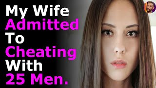 My Wife Admitted To Cheating With 25 Men.