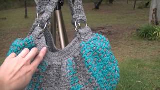 Crochet Tartan bag Tutorial - 1 of 3